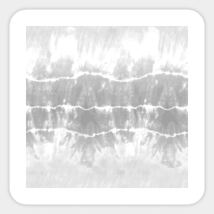 Tie-Dye Gray Stripes Sticker